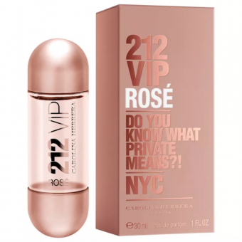 Perfume Feminino Carolina Herrera 212 VIP Rosé Eau de Parfum  30ml