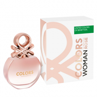 Benetton Perfume Feminino  Benetton Colors Woman Rose Eau de Toilette 80ml