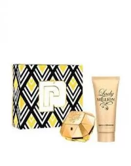 Estojo de Perfume Feminino PACO RABANNE Lady Million EDP 80ml + Body Lotion 100ml