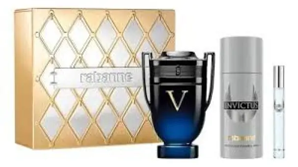 EST. RABANNE INVICTUS VICTORY EDP ELIXIR 100 ML+DESOD 150 ML+10 ML - Código 17863-1